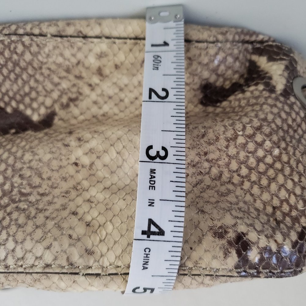 Michael Kors - Reptile print hobo bag, tassels w/silver hardware - Picture 11 of 13